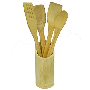 Imagem de Kit de 5 utensílios em Bambu