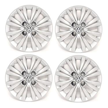 Imagem de Kit 4 Calota Aro 15 Gol Saveiro Voyage G4 G5 G6 G7 2017 2018