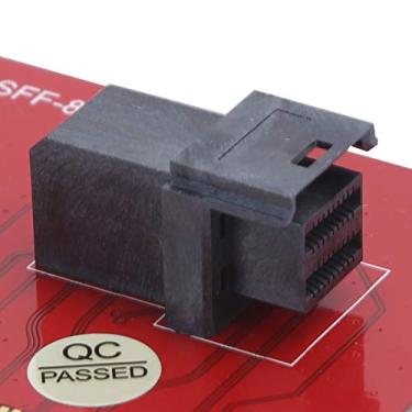 Imagem de Placa adaptadora, suporte para placas-mãe PCIe 4.0 e PCIe 3.0 Mini ‑ SAS HD SFF ‑ 8643 para adaptador PCI ‑ E 4X para computador