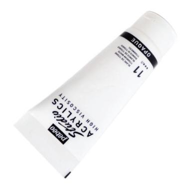 Imagem de Tinta Acrílica Pébéo Studio 100ml 011 Branco Titânio - pebeo