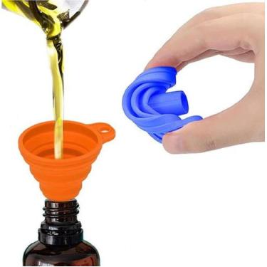 Imagem de Funil Retrátil Silicone Dobrável Cozinha Utilidades - Clink