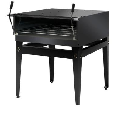 Imagem de FG80GLP Assador Guilhotina A Gás GLP 80x80cm Com Cavalete - SARO