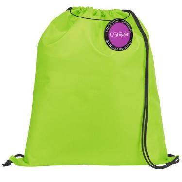 Imagem de Mochila tipo Saco Gym Sack em Nylon Dinky TopGet, Verde claro
