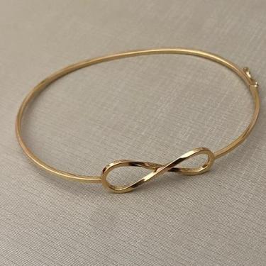 Imagem de Bracelete Quadrado Com Infinito M - 19cm - Ouro 18k - Gardenia Joias