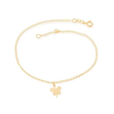 Imagem de Tornozeleira Rommanel Com Berloque De Borboleta 550611