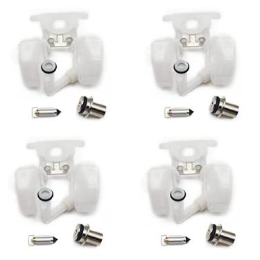 Imagem de Assento de agulha flutuante do carburador com flutuador de plástico para Bandit 250 400 cc GSF250 GSF400 GSX400S KATANA 400 GSF GSX 250 400 S (4 peças)