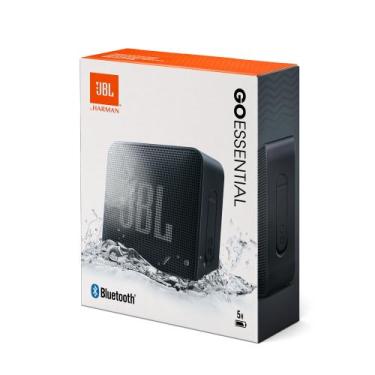 Imagem de Caixa de Som Bluetooth JBL Go Essential Preta 3.1W RMS, IPX7 - até 5 h