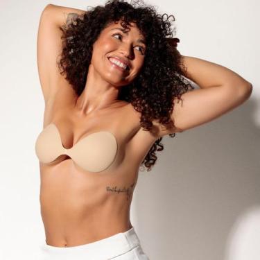 Imagem de Sutiã De Silicone Invisível Lifting Reutilizável Fita Up, Bege, P(38/4