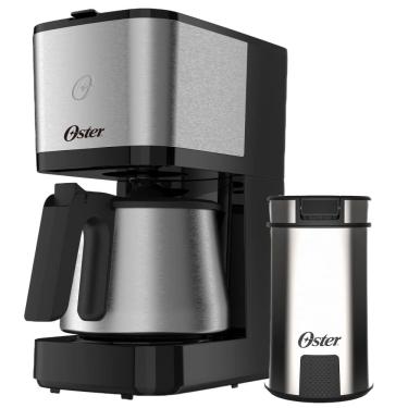Imagem de Kit Cafeteira Inox 1,2L e Moedor de Café Oster