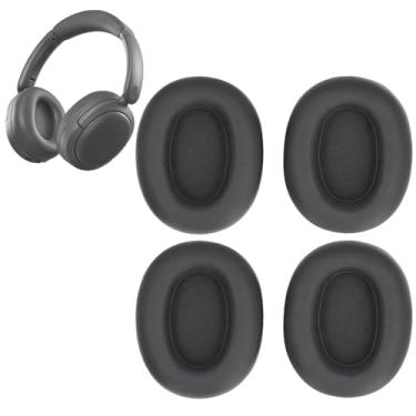 Imagem de Dpofirs 2 Pares de Orelhas de Substituição para Fones de Ouvido W800BT Com Espuma de Memória de Alta Densidade Couro de Proteína Macia Fácil de Instalar (GRAY)