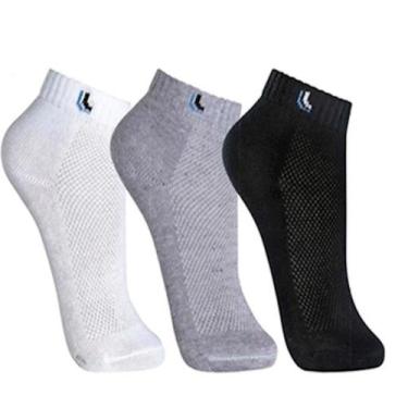 Imagem de Meias Lupo- Kit C/ 9 Pares Meias Cano Curto Ref.3225-089, 33-36, Branc