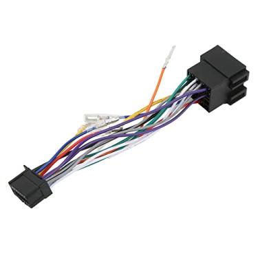 Imagem de Adaptador de Chicote de Rádio Sem Fio ISO de 16 Pinos para Carro - Conector de Fiação ISO, Substituição Resistente Ao Calor Sem Perdas para