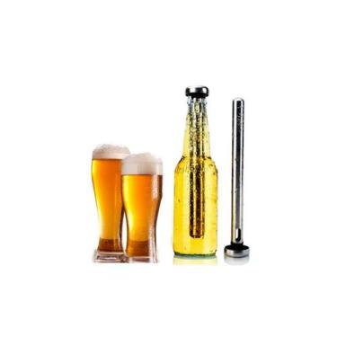 Imagem de Bastão Resfriador Inox para Garrafas de Cerveja Long Nek 2 unidades - 