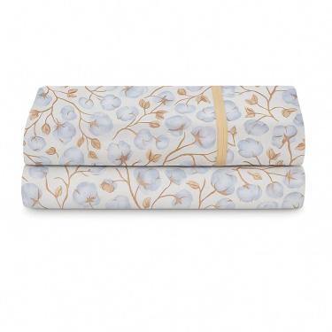 Imagem de Lençol De Cima Avulso Luar Estampado Queen 01 Peça Malha 100% Algodão - Cotton