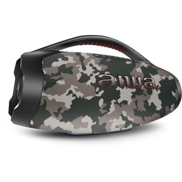 Imagem de Caixa De Som Boombox Plus Aiwa BBS-01-BG 200w Bt 30h IP66 USB Cinza Bo