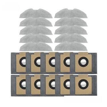 Imagem de Compatible With Eufy X8 Pro Robot Vacuum Cleaner Parts Main Side Brush Hepa Filter Mop Cloth Rag Dust Bag Accessories Replacement Spare Part(Set-8)