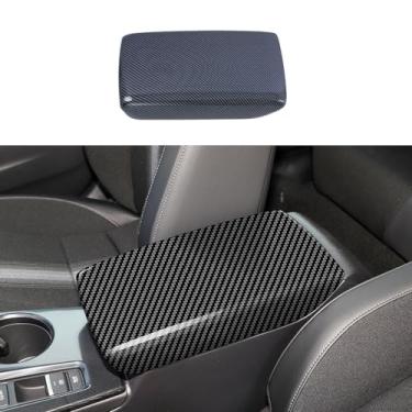Imagem de BOLTRY Capa Protetora Antirriscos Para Apoio De Braço Do Console Central, Decorativa Com Padrão Fibra Carbono Preta Honda Civic 11ª Geração 2022, 2023, 2024 E 2025