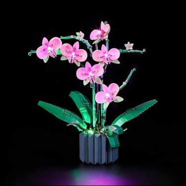 Imagem de Tusedna Luz LED para Lego Orchid 10311 Conjunto de decoração de plantas, kit de luz compatível com o modelo de blocos de construção Lego 10311, não incluído. O conjunto de modelos