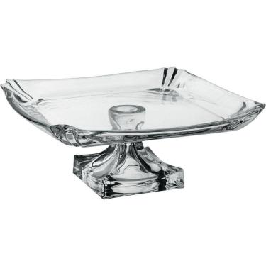 Imagem de Centro Mesa Fruteira Home&co Com Pe Vidro 12x31 Transparente