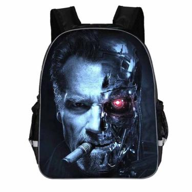 Imagem de Mochila escolar Terminators T800 para estudantes escolares