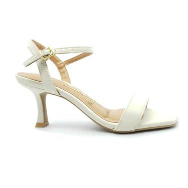 Imagem de Sandália Vizzano Feminina 6536113, 36, Branco off