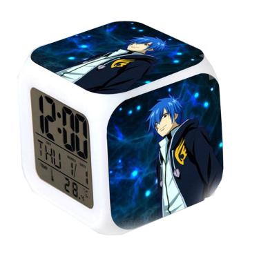Imagem de Despertador Fairys Tails de 7 cores com mudança de LED com termômetro