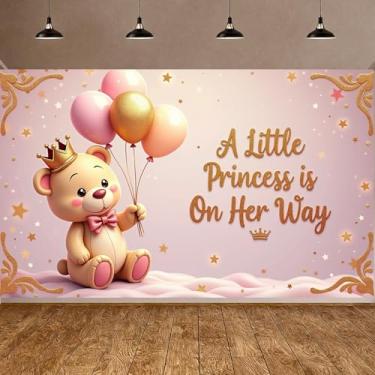 Imagem de Chuveiro Gênero Revelar Recém-Nascido Celebração Pequena Chegada Querida Bem-vinda Querida Exibição Pequeno Banner Rosa Bolsa Infantil Bem-vindo Para Revelação de Gênero Festa Chuveiro Festa