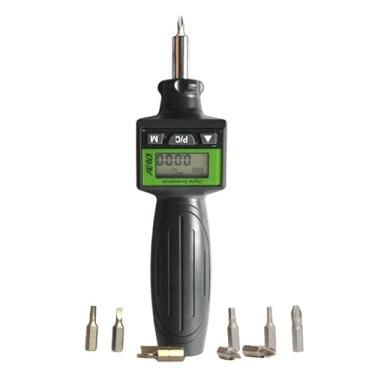 Imagem de GOYOJO Chave de fenda de torque de precisão – Controle digital de brocas hexagonais de 4 Nm para aplicações eletrônicas, automotivas e de precisão (preto)