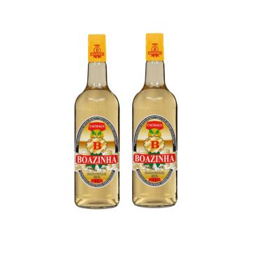 Imagem de Kit Cachaça Boazinha 1000ml 2 Unidades