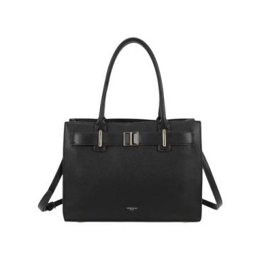 Imagem de Bolsa Feminina Veryrio com Alça Transversal e Lenço, Preto