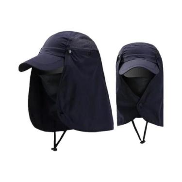 Imagem de Chapéu De Pesca Unissex Com Proteção Solar UV, Respirável, À Prova D'á