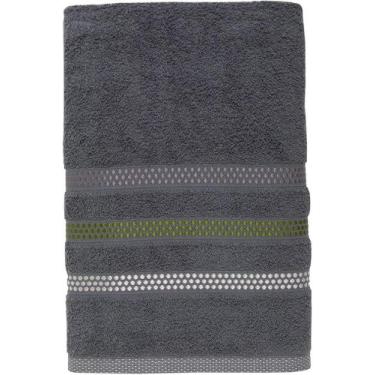 Imagem de Toalha de Banho Cinza 100% Algodão 070x140 cm Teka Comfort Touch
