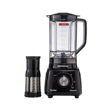 Imagem de Liquidificador Mondial Turbo Power L-99 FB Preto - 127V, 110V, Unica