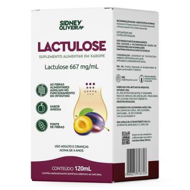 Imagem de Lactulose Xarope Sabor Ameixa 120ML Sidney Oliveira