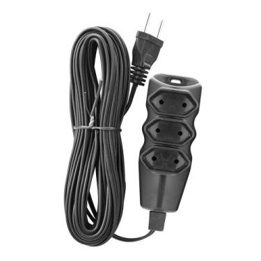 Imagem de Extensão Elétrica Cabo Paralelo Branco 2p 10a 5m Bivolt Liege 2x0,75mm