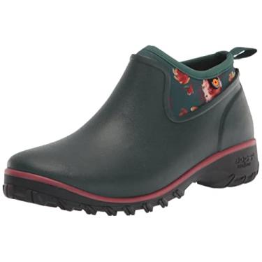 Imagem de BOGS Bota de chuva feminina Sauvie Chelsea, Estampa pintora - Esmeralda, 6