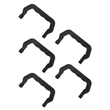 Imagem de LQ Industrial Alça de gaiola de animal de estimação 5 peças de substituição para gaiola de plástico preto para esquilo ouriço coelho hilla hamster