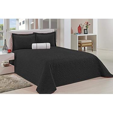 Imagem de Kit Valentina Casal 5 Peças Mellindre Preto Padrão Tecido