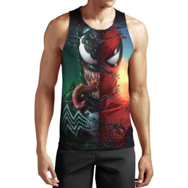 Imagem de Regata Venom e Homem Aranha