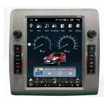 Imagem de Tela Android Tesla para Dodge Challenger 2008-2014 V8 Unidade de Cabeça de Navegação GPS Rádio Gravador Multimídia Player