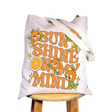 Imagem de WZMPA Bolsa de pássaro Florida Citrus Bird Gift Magic Kingdom Bird Shoulder Bag Bird Merchandise, Sunshine Mind Tg, 12.59 inches (width) x 14.56 inches (length) x 0.47 inches (height)