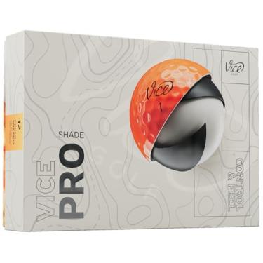 Imagem de Bolas de golfe Vice Pro (modelo 2025) (tonalidade vermelha/laranja)