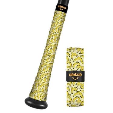 Imagem de Clutch Sports Apparel Fita de aderência e aderência para taco de beisebol e softbol – Bananas
