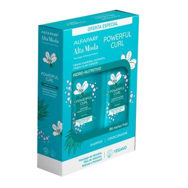 Imagem de Shampoo e Condicionador Alfaparf Alta Moda Powerful Curl Hidro Nutritivo 300ml Cada