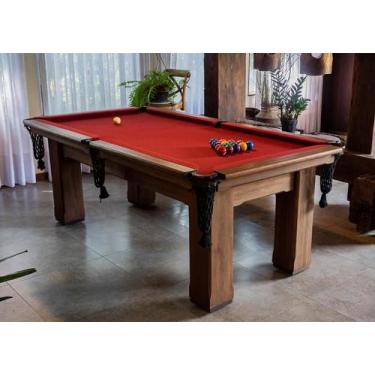 Imagem de Mesa de Sinuca/Bilhar - 2,20x1,20 - Madeira maciça - Nelson Bilhares, 