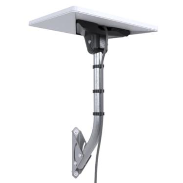 Imagem de Suporte Externo Articulado de Parede Laje Telhado Compatível com Antena Starlink 4ª Geração Mini