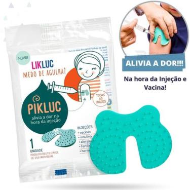 Imagem de Pikluc Alivia Dor na Hora da Injeção Vacina - Likluc, Verde