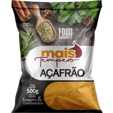Imagem de Açafrão 500g Mais Temperos E Condimentos Sabores 100% Natural: Produto