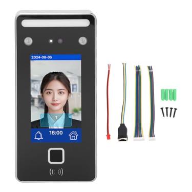 Imagem de Funcionários Reconhecimento Facial Máquina de Atendimento Face Card Reconhecimento de Senha 2000 Suporte à Capacidade de Face Durante o Dia e Eficiente