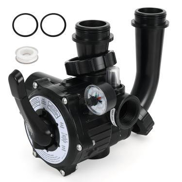 Imagem de FQRANBO Válvula de várias portas SP0710X62 compatível com filtros de areia Hayward S210S, S244S e S310S Series para montagem de válvula de controle de 3,5 cm